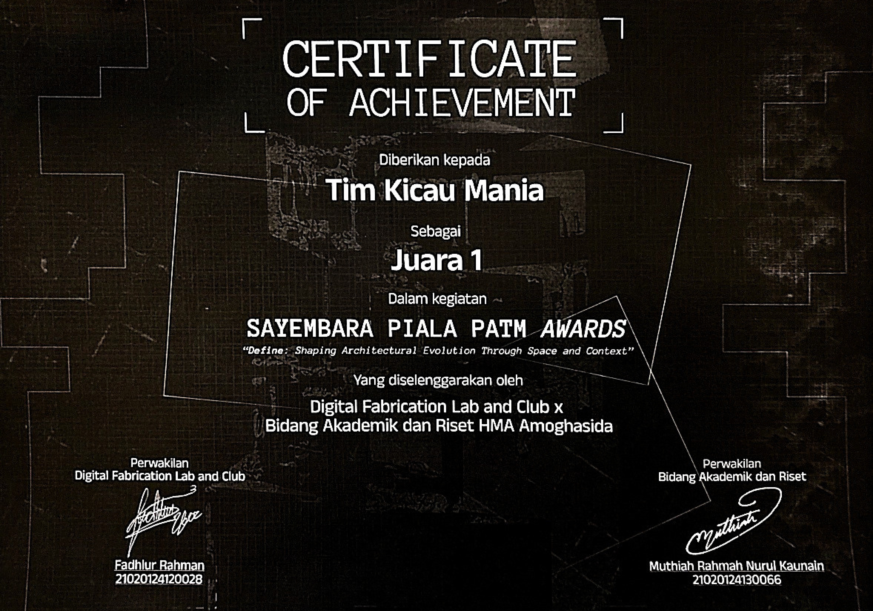 Sayembara Piala PATM Awards